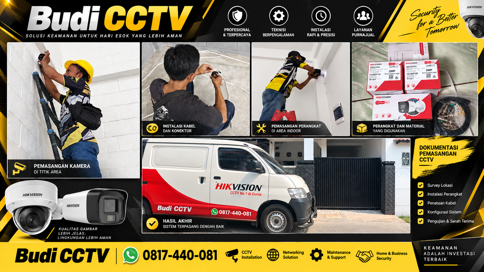 Instalasi CCTV Hikvision di Pemalang, Sistem Penyimpanan Rekaman yang Andal