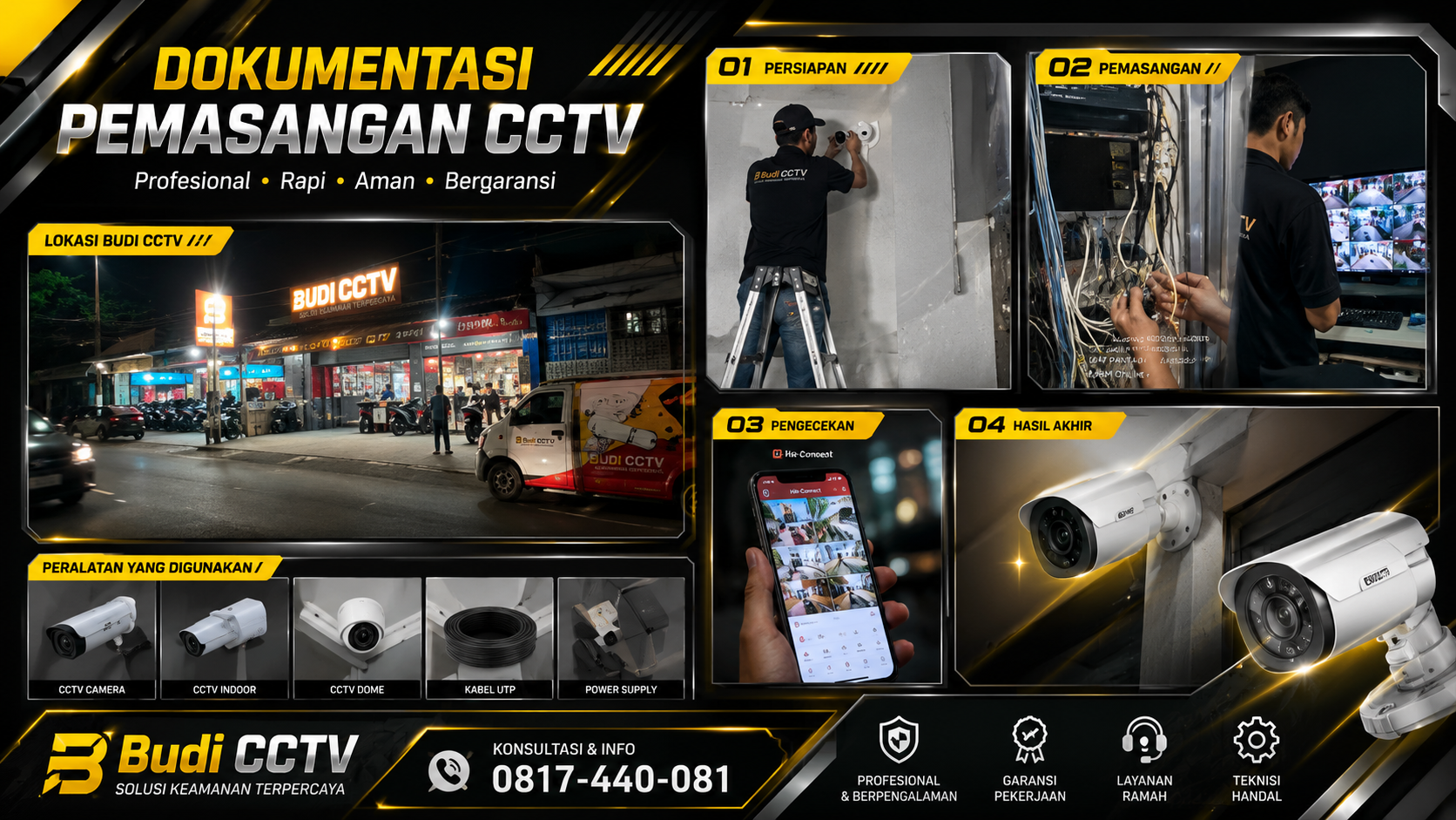 Instalasi CCTV Hikvision di Roket Chicken Tegal: Solusi Keamanan Modern untuk Bisnis Kuliner