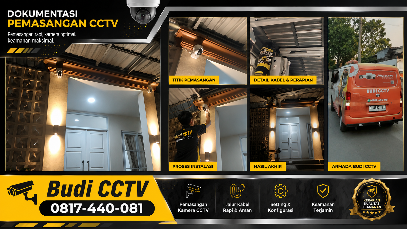 Pasang CCTV di Pemalang, Instalasi CCTV Ezviz untuk Keamanan Rumah yang Lebih Modern